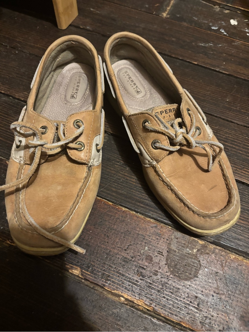 Sperry Men's Tan Leather Boat Shoes